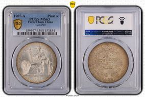 1907-A Piastre Lec-290 MS63