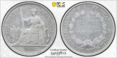 1888-A Piastre Lec-269 AU50