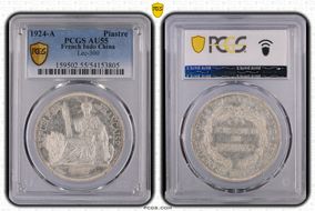 1924-A Piastre Lec-300 AU55