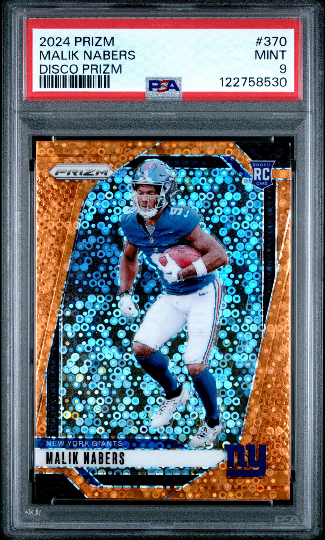 2024 Panini PANINI PRIZM DISCO PRIZM #370 Malik Nabers front