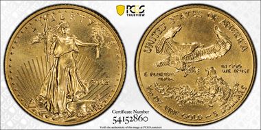 2012 $5 Gold Eagle MS69