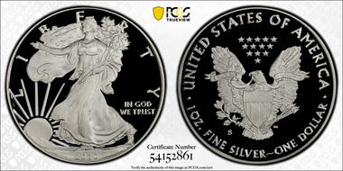 2020-S $1 Silver Eagle PR70DCAM