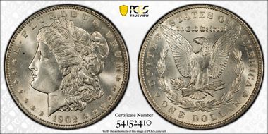 1902 $1 MS66
