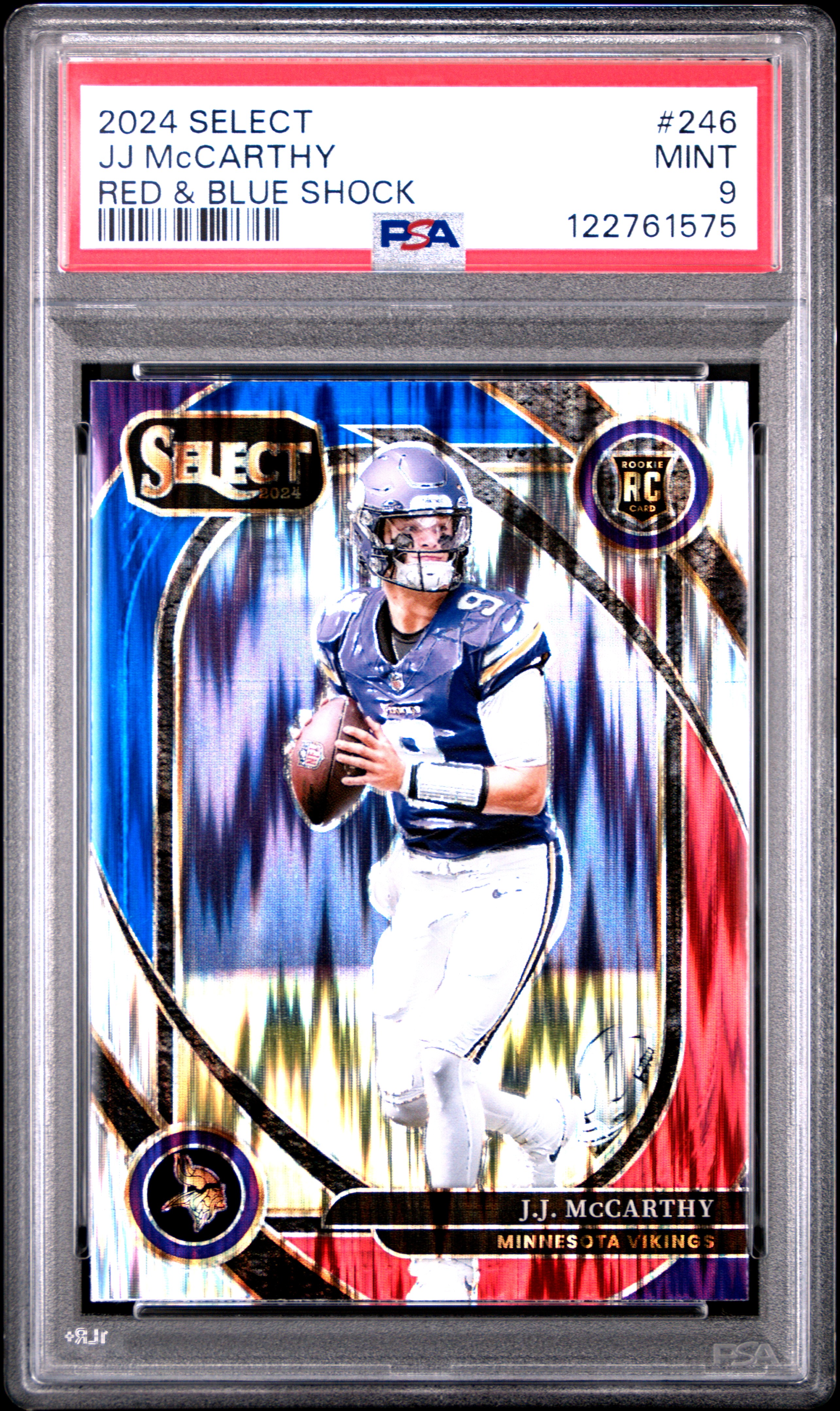 149枚限定 Panini JJ McCarthy PSA 9 RC JJ McCARTHY 2024 Panini Mosaic HONEYCOMB Prizm SSP RC Rookie