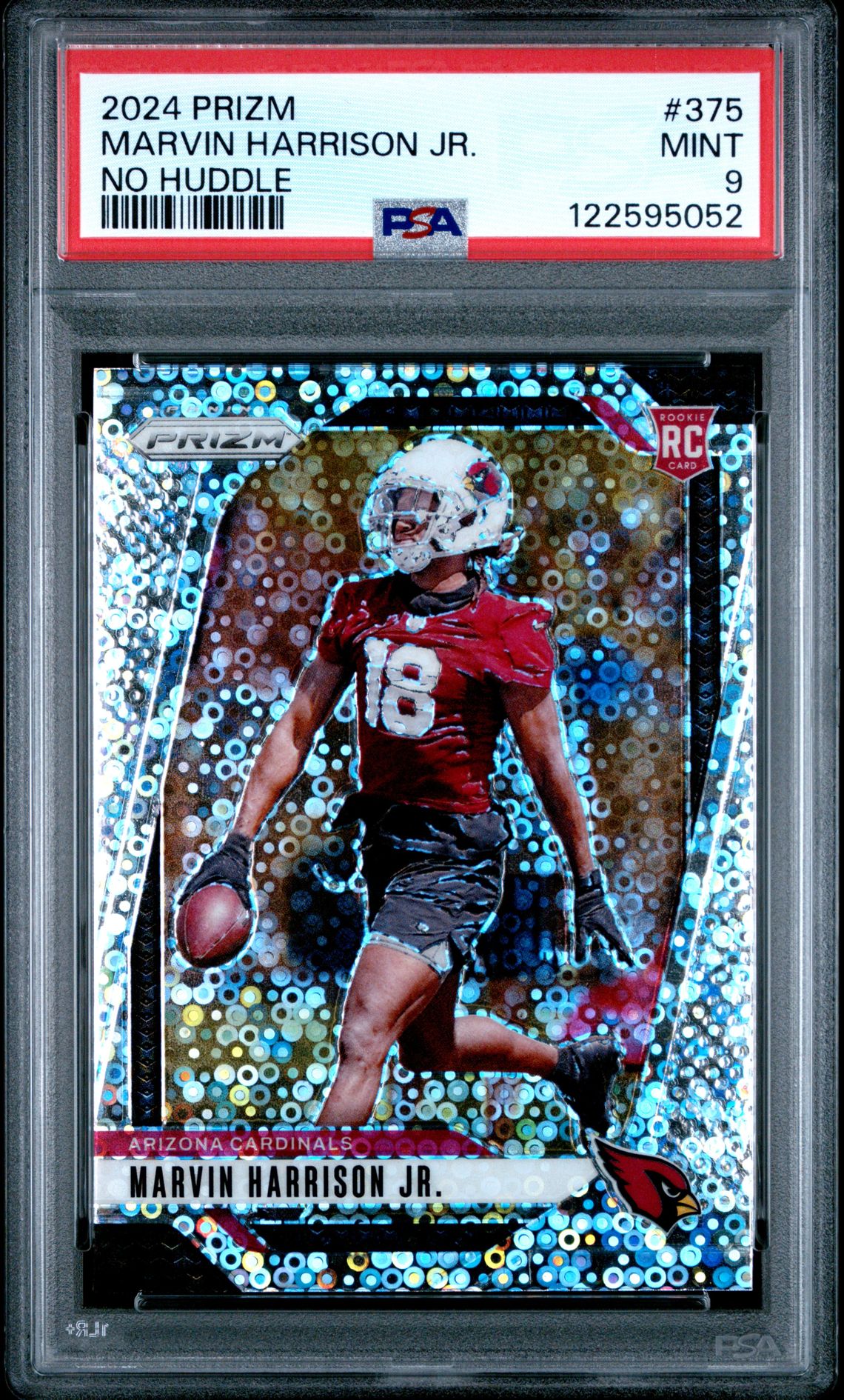 2024 Panini Prizm Marvin Harrison Jr. #375 (No Huddle) Mint 9 front