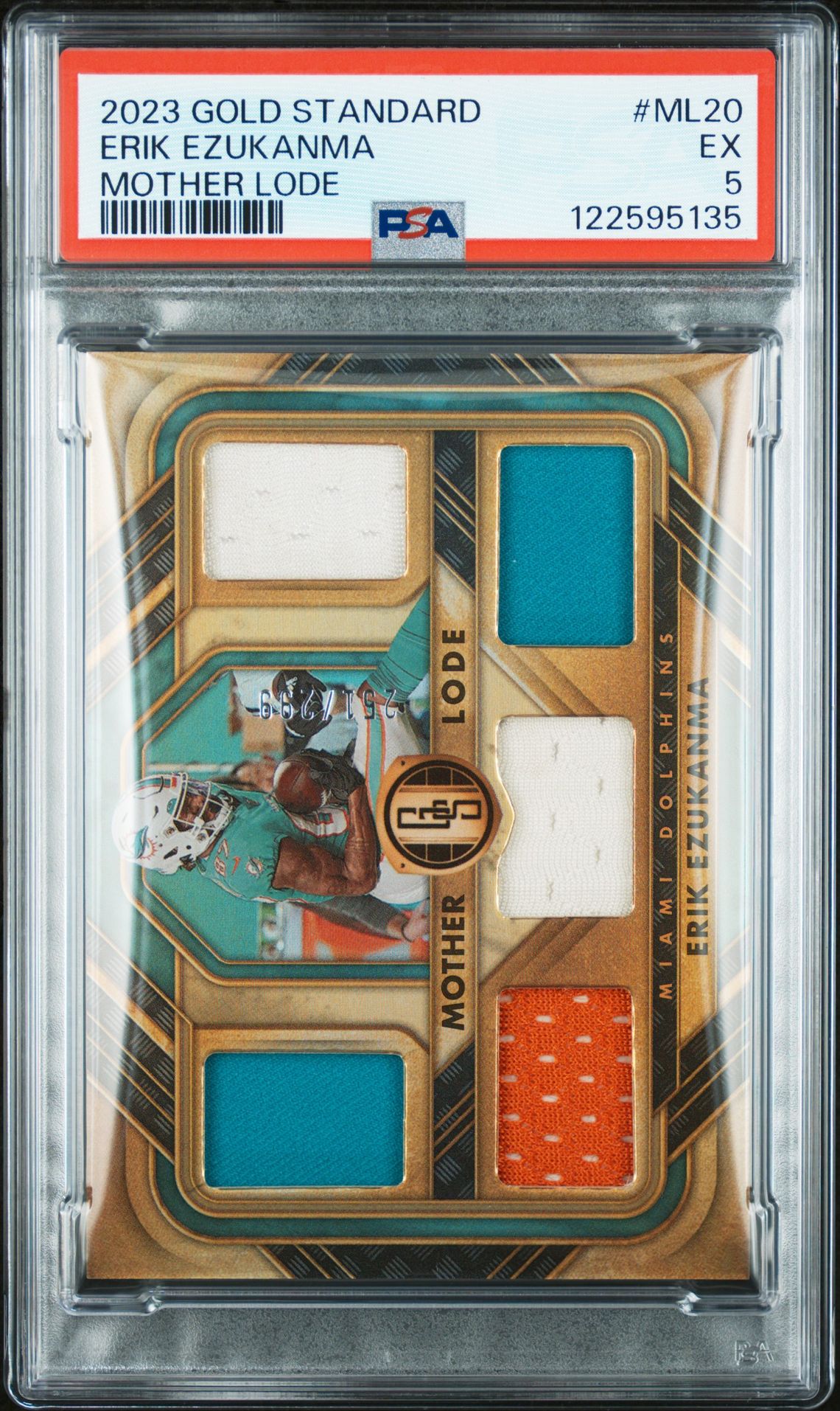 2023 Panini Gold Standard Mother Lode Erik Ezukanma #Ml20 Ex 5 front