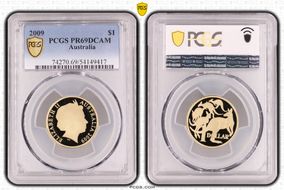2009 $1 PR69DCAM