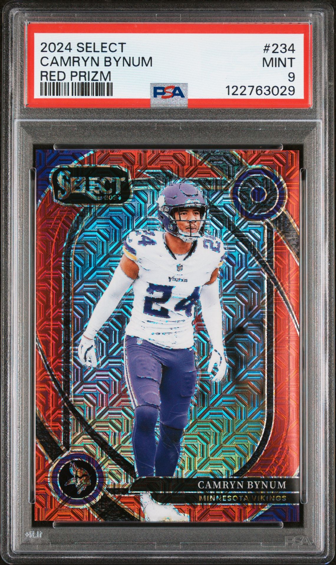 2024 Panini Select Camryn Bynum #234 (Red Prizm) Mint 9 front