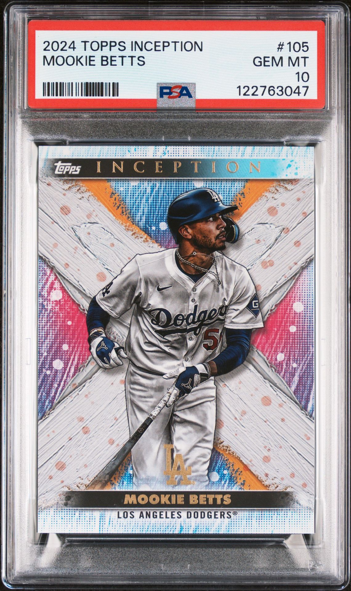2024 Topps Inception Mookie Betts #105 Gem Mt 10 front