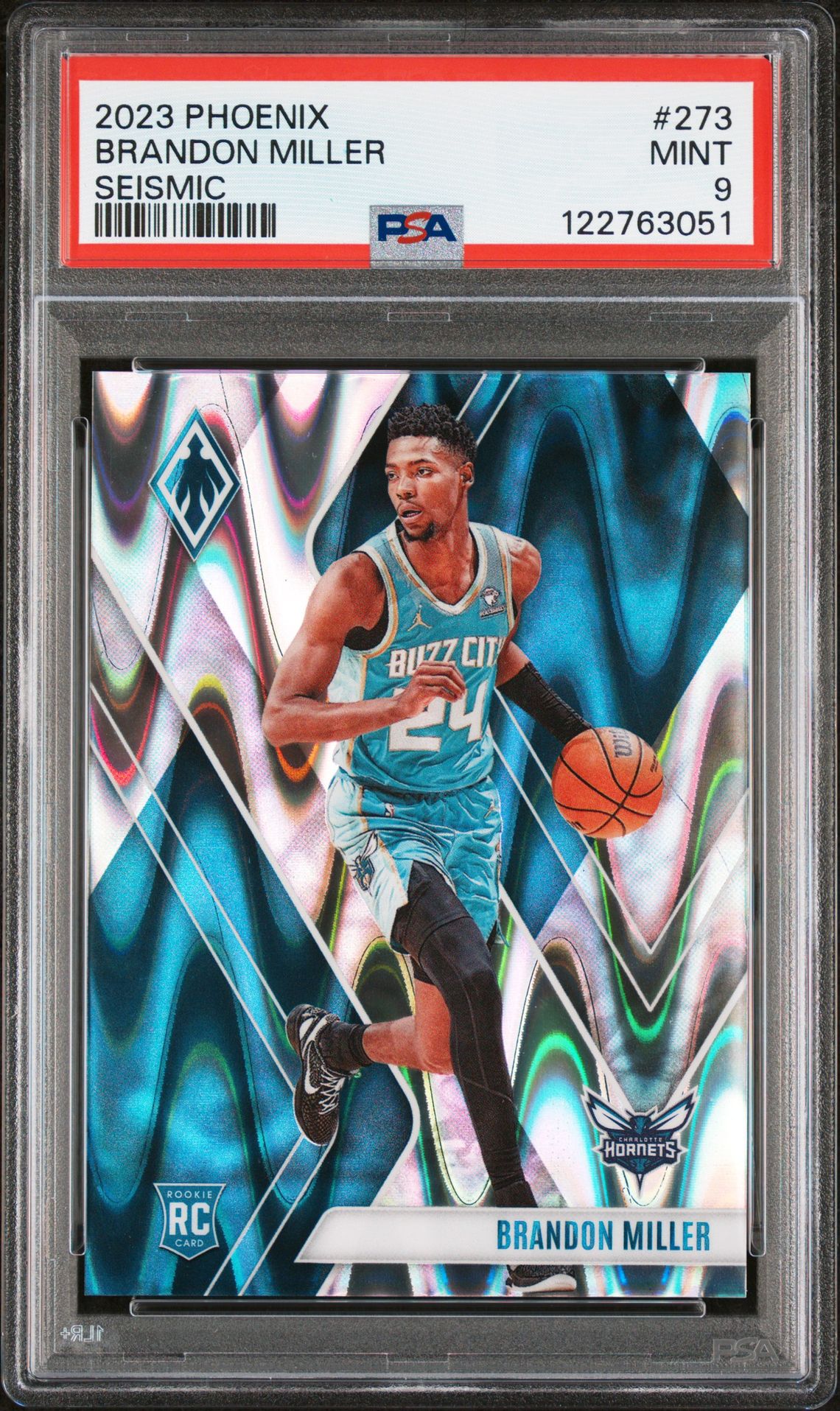 2023 Panini Phoenix Brandon Miller #273 (Seismic) Mint 9 front