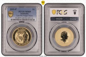 2022-P $1 Lest We Forget-Anzac MS69