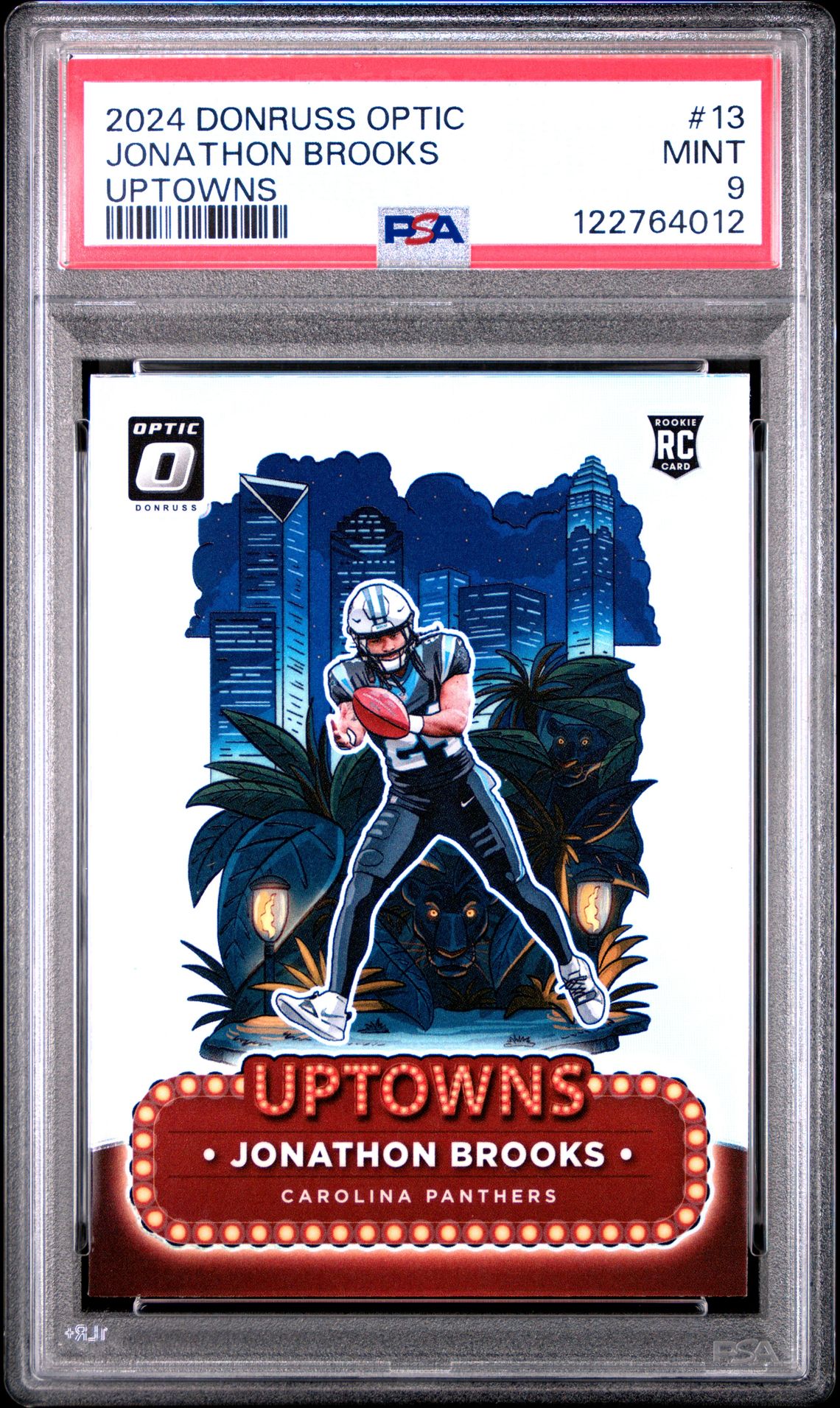 2024 Panini Donruss Optic Uptowns Jonathon Brooks #13 Mint 9 front