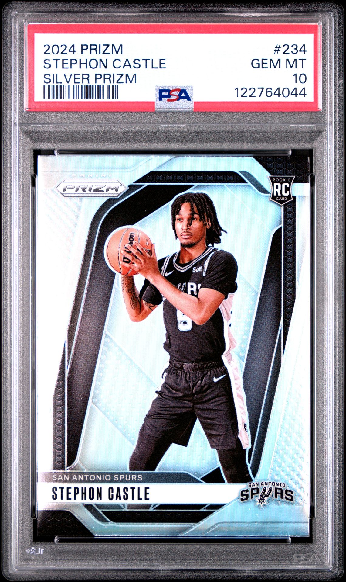 2024 Panini Prizm Stephon Castle #234 (Silver Prizm) Gem Mt 10 front