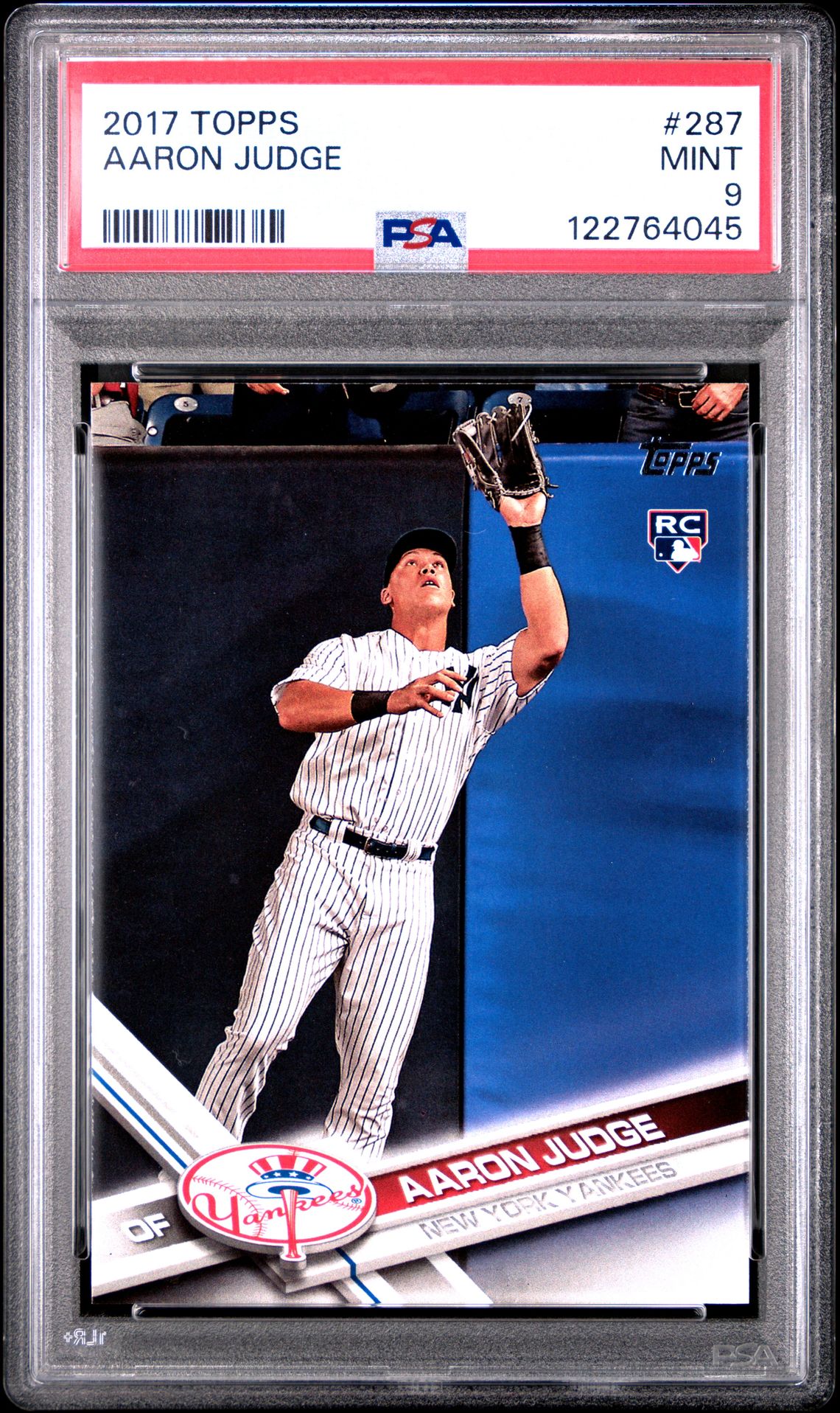 2017 Topps Aaron Judge #287 Mint 9 front