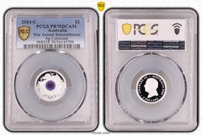 2024-C $2 War Animal Remembrance Ag Colorized PR70DCAM