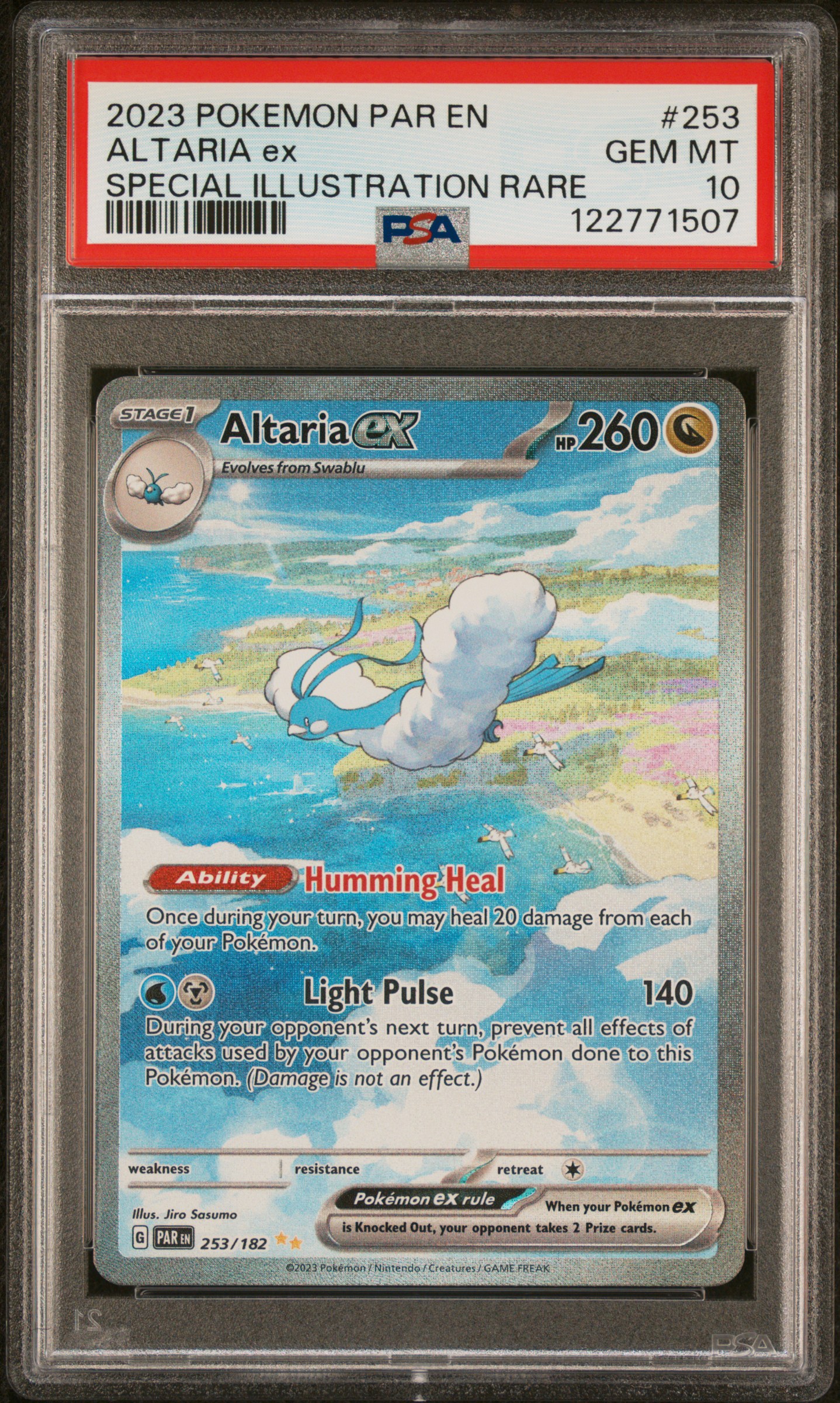 2023 #253 Altaria EX PSA 10 Par EN-Paradox Rift