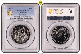 2016 50C Pozieres MS67