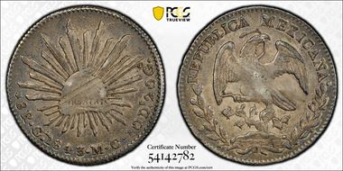 1843-Ga JG 8 R Ga23 ↑↓ AU50