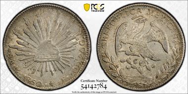 1860-Go PF 8 R Go44 MS62