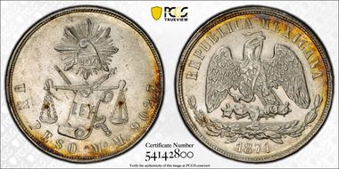 1871-Mo M Peso KM-408.5 MS61