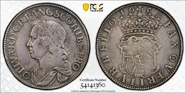 1658/7 Crown S-3226 Cromwell Unmodified Die Crack XF40