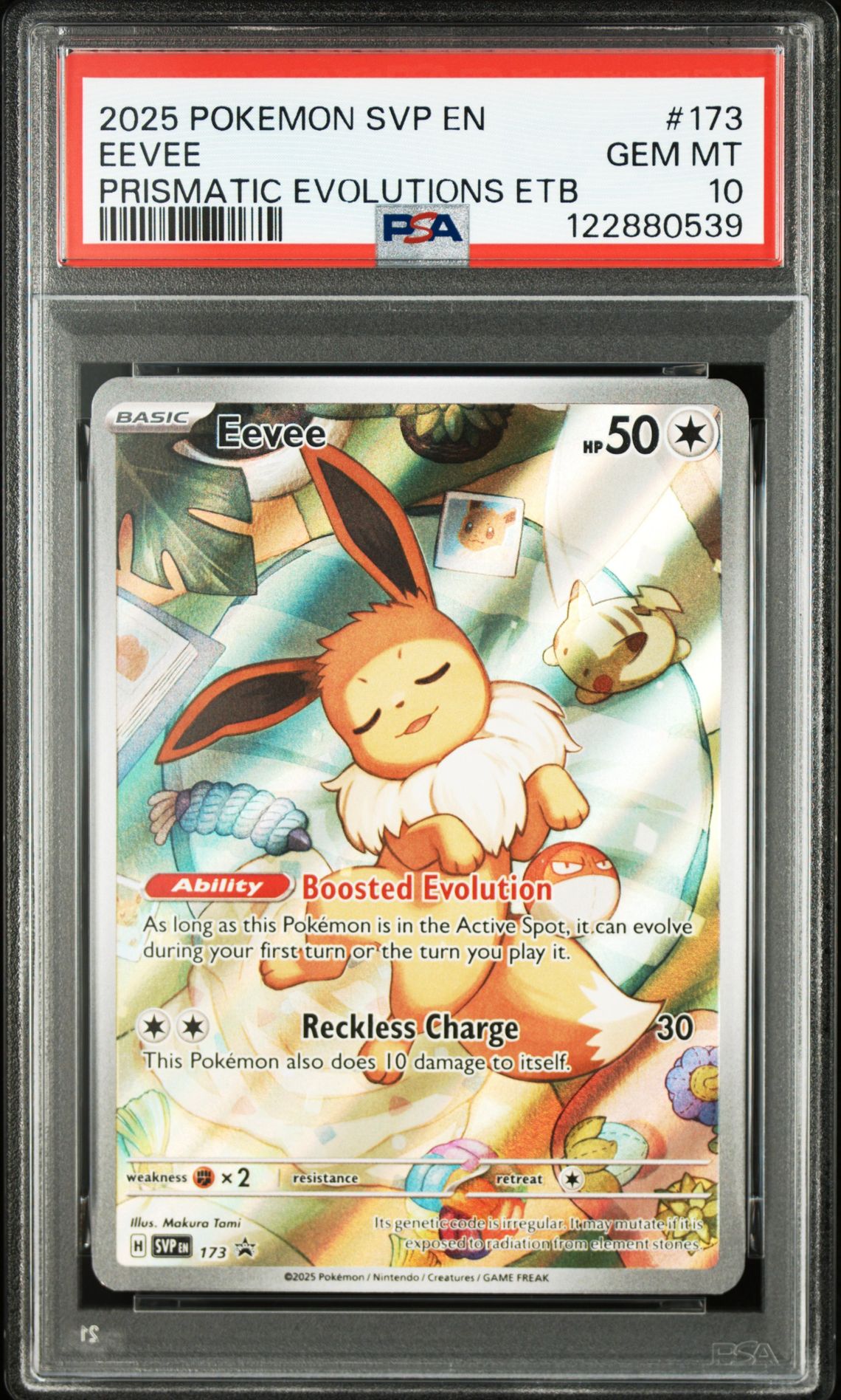 Pokemon Prismatic Evolutions Etb Eevee front
