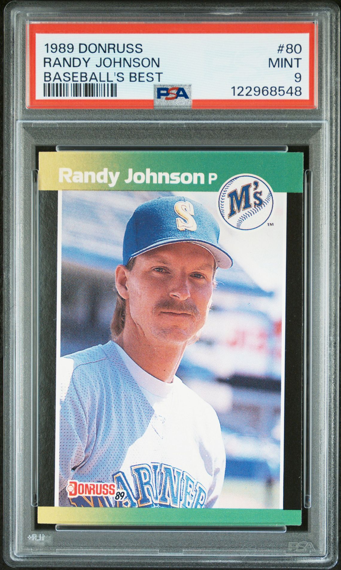 1989 Donruss DONRUSS BASEBALL'S BEST #80 Randy Johnson front