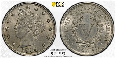 1904 5C AU58