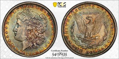 1896 $1 MS63