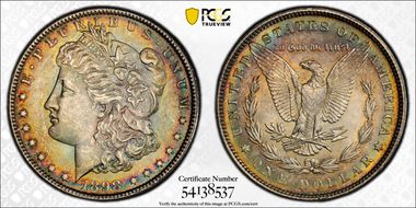 1898 $1 MS64