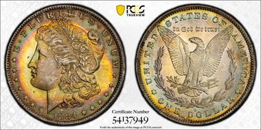 1884-O $1 MS63