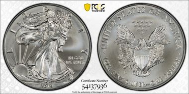 2019-W $1 Burnished Silver Eagle SP69