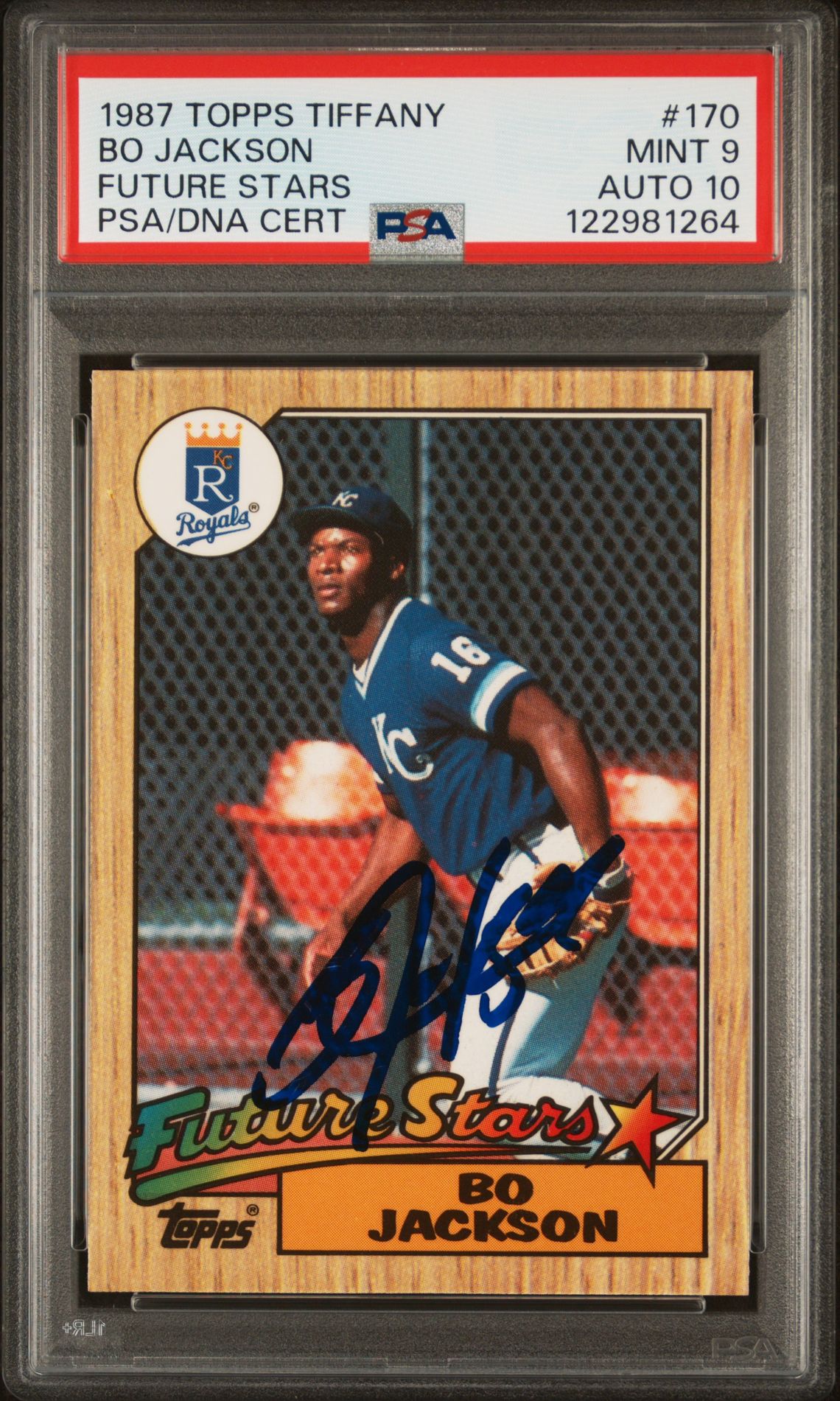 1987 Topps TOPPS TIFFANY FUTURE STARS #170 Bo Jackson front