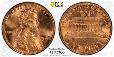 1982 1C Bronze Large Date MS63RD