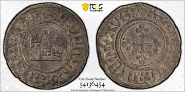 (1477-92) Funfer AU53