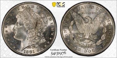 1881-S $1 MS64