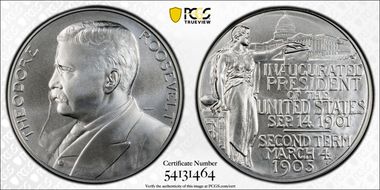(2025) Medal Theodore Roosevelt Ag Matte Finish First Day of Issue MS70