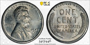 1943-S 1C MS63