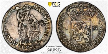 (1811-54) Gulden Sumenep C/M on Overijssel 1G VF35