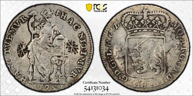 (1811-54) Gulden KM-193.1 C/M on Gelderland 1G N1