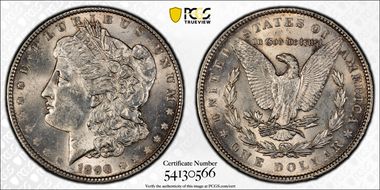 1890 $1 MS62