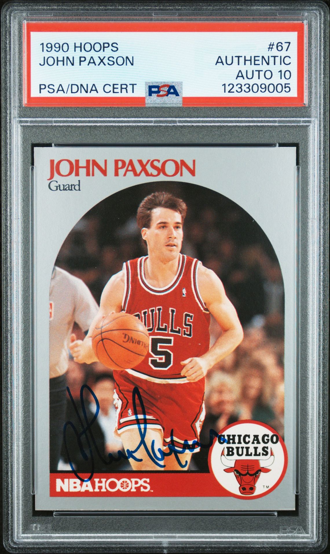1990 Hoops HOOPS #67 John Paxson front