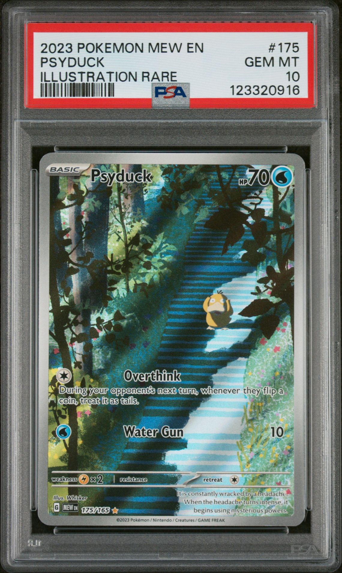 2023 Pokemon POKEMON MEW EN-151 ILLUSTRATION RARE #175 Psyduck front