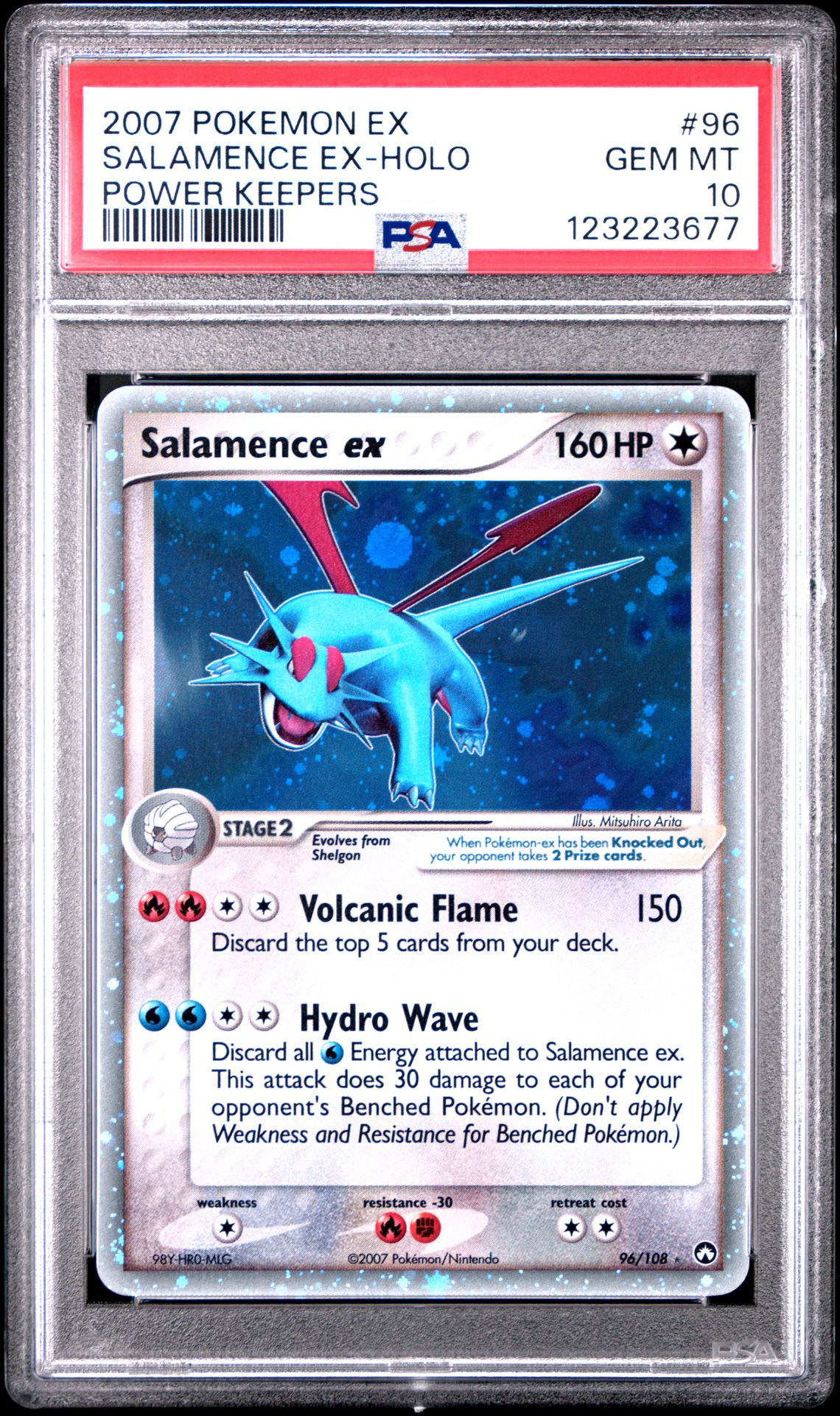 2007 Pokemon POKEMON EX POWER KEEPERS #96 Salamence Ex-Holo front