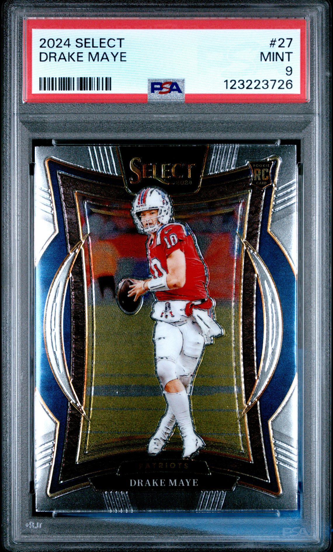 2024 Panini Select Drake Maye #27 Mint 9 front