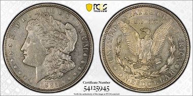 1921 $1 Morgan N1