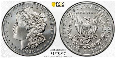 2025 $1 Morgan Dollar MS70