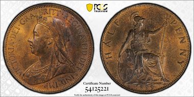 1899 1/2D S-3962 MS63RB