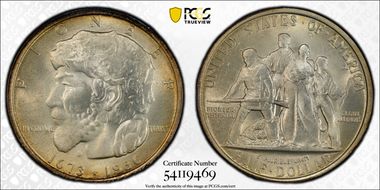 1936 50C Elgin MS66+