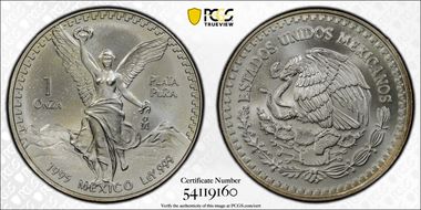 1995-Mo Onza Libertad Ag MS68